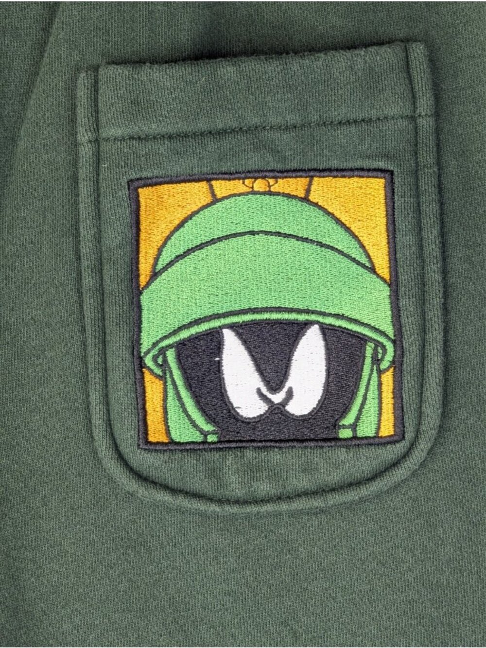 Marvin The Martian Men's Medium Embroidered Sweatpants Looney Tunes Warner Bros